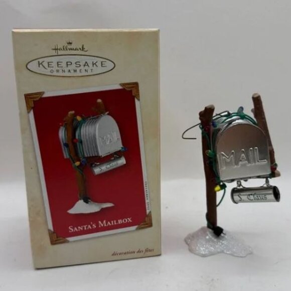 2002 Hallmark Keepsake Ornament – Santa’s Mailbox - Picture 1 of 3